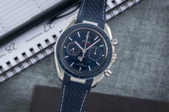 Thumbnail von Omega Speedmaster Moonphase Mondphase Chronograph Co-Axial 304.33.44.52.03.001 B&P