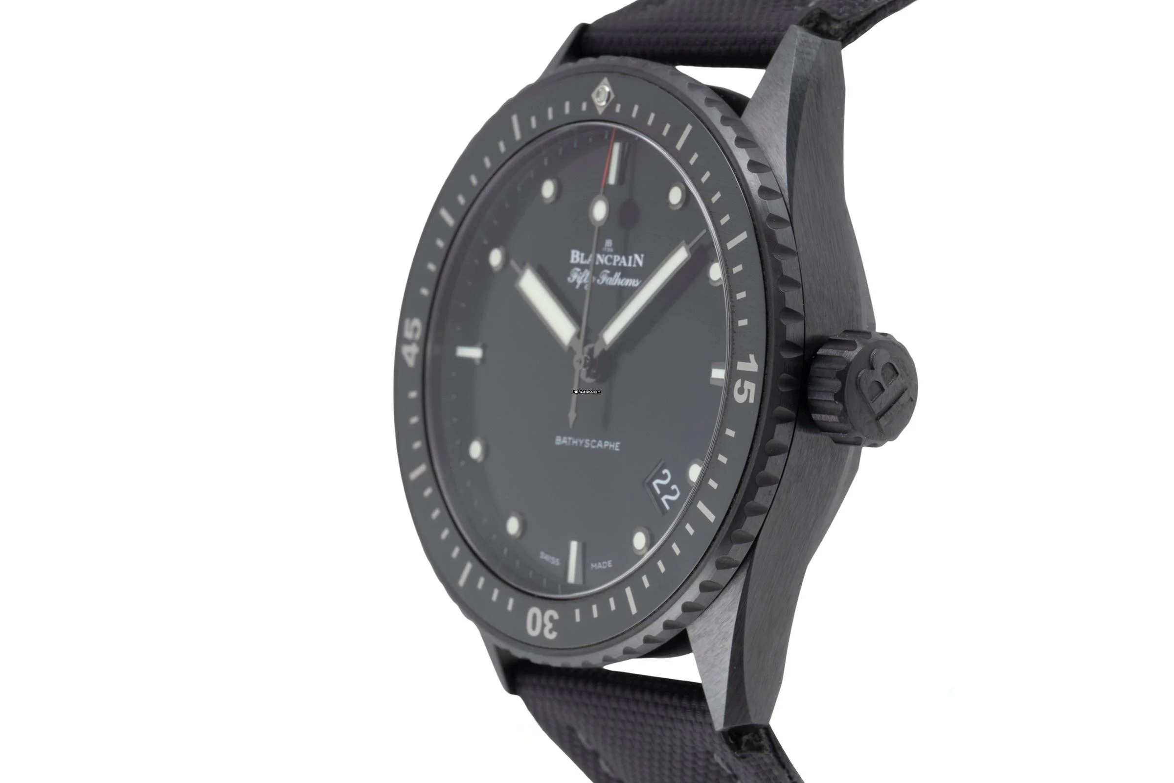 Thumbnail von Blancpain Fifty Fathoms Bathyscaphe Keramik Ref. 5000.0130.B52B Papiere 2017