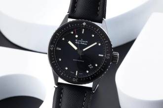 Thumbnail von Blancpain Fifty Fathoms Bathyscaphe Keramik Ref. 5000.0130.B52B Papiere 2017