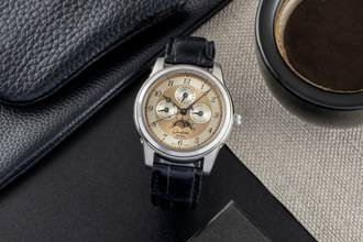 Thumbnail von Glashütte Original 1845 Stahl Handaufzug Herrenuhr Ref. 1-49-01-03-01-04 B&P 1998