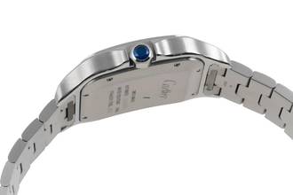 Thumbnail von Cartier Santos Stahl Automatik Herrenuhr Medium WSSA0013 B&P 2020