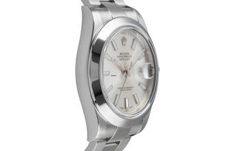Thumbnail von Rolex Datejust II 41 Silver Dial Oyster Stahl Automatik Herrenuhr Ref 116300 Box