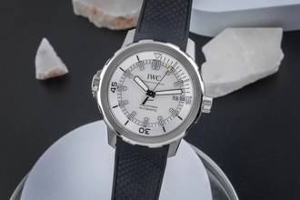 Thumbnail von IWC Aquatimer Automatic Silver Dial Stahl Automatik Herrenuhr Ref. IW329003 B&P 2017