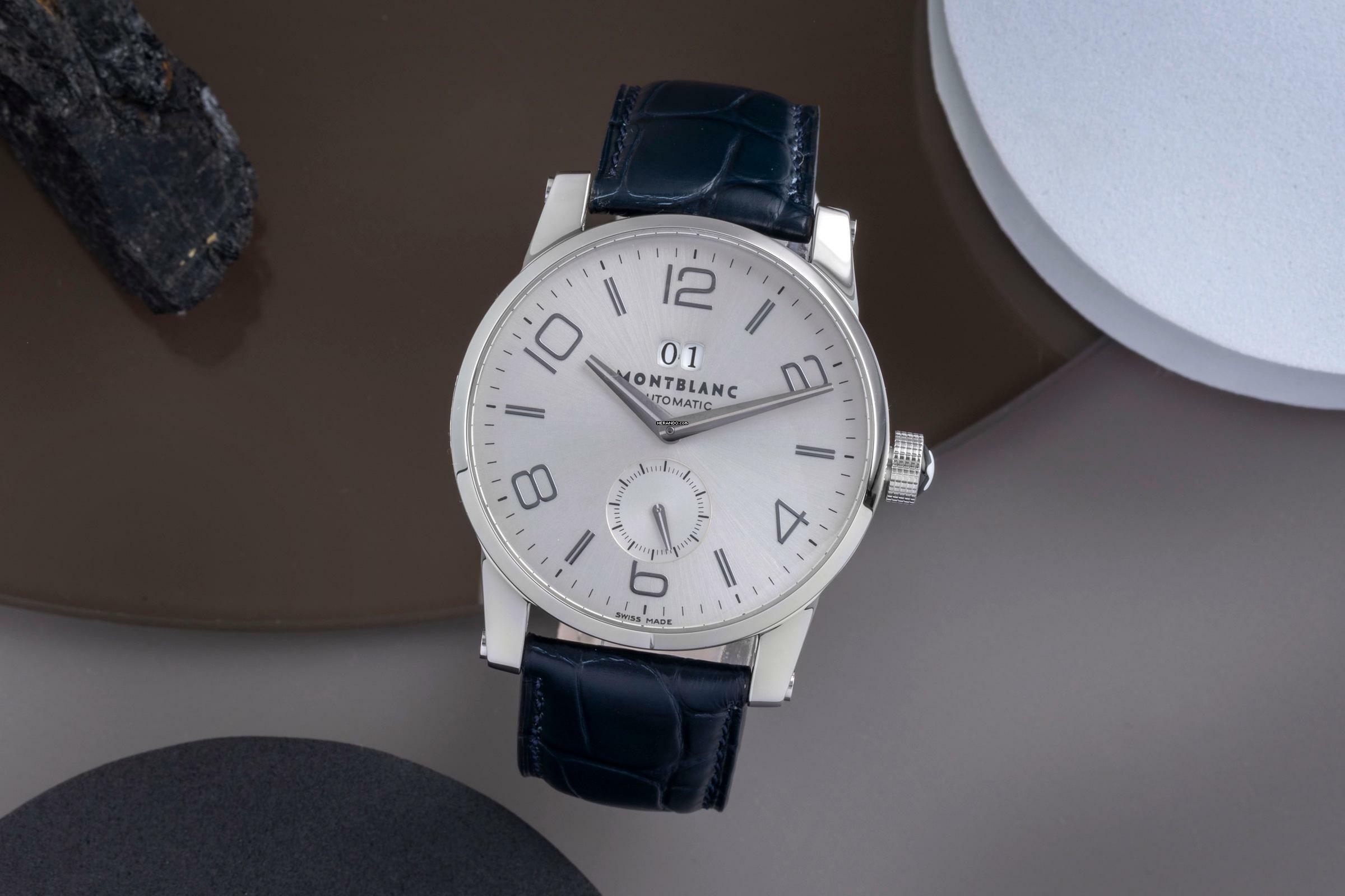 Thumbnail von Montblanc Timewalker Big Date Stahl Automatik Herrenuhr Ref. 7050 Box