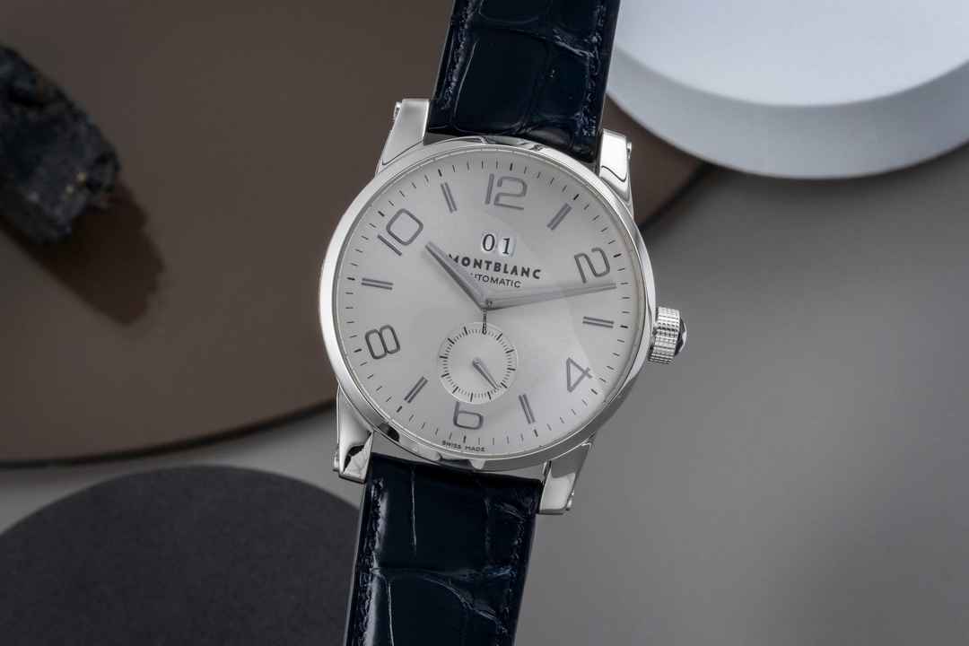  Montblanc Timewalker Big Date Stahl Automatik Herrenuhr Ref. 7050 Box 