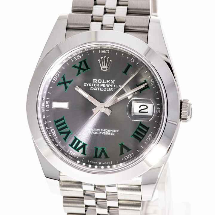  Rolex Datejust 41 Wimbledon Jubilee – 126300 – like NEW – 11/2023 Full Set Lc100 