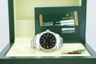 Thumbnail von Rolex Milgauss Black Dial - Box Papers 116400GV