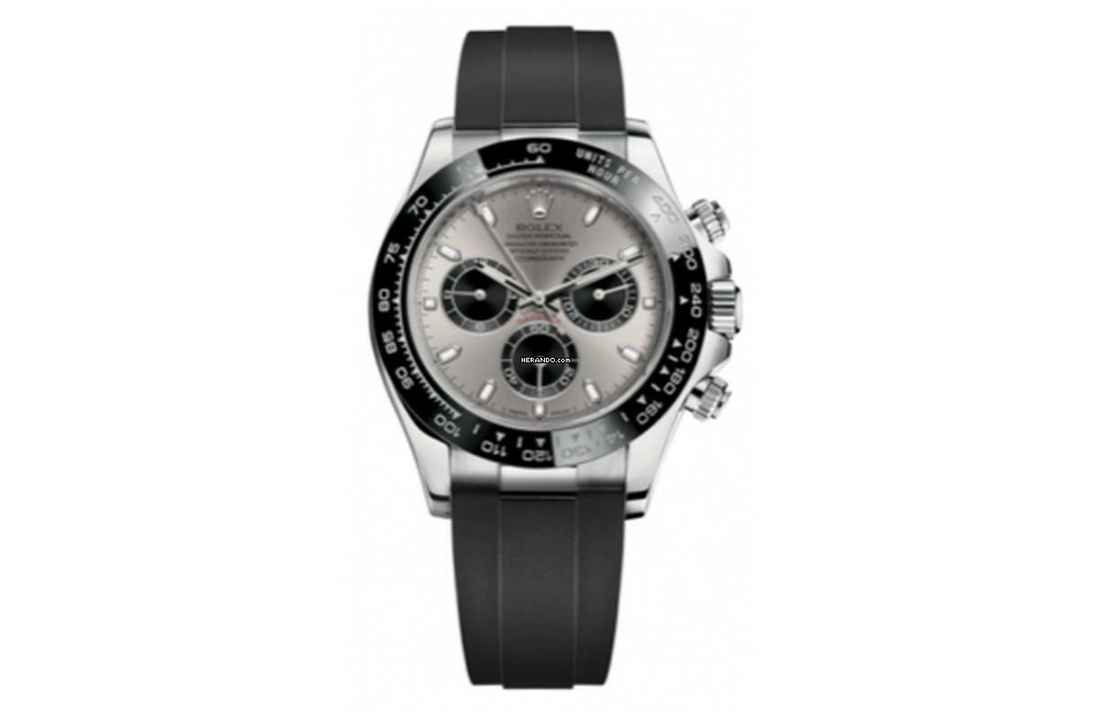  Rolex Daytona Oysterflex White Gold Ghost 40mm - Official Rolex Service 01/26 - 116519LN 