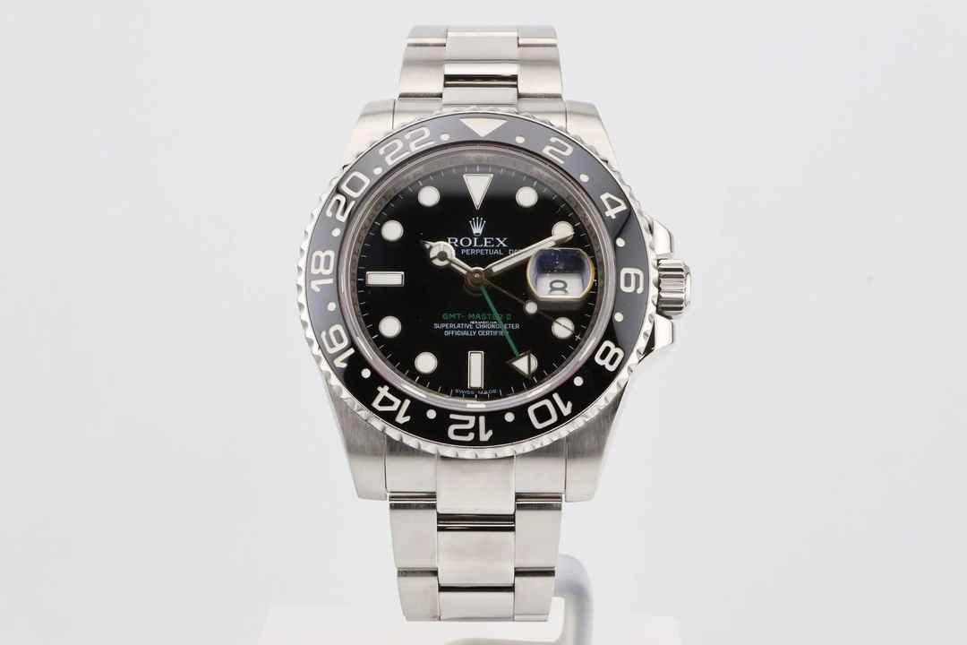  Rolex GMT-Master II Black - 40MM Box+Papers 116710LN 2008 