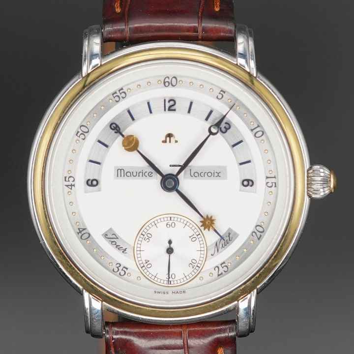  Maurice Lacroix Masterpiece Jour Et Nuit Stahl/Gold 