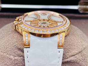 Thumbnail von Harry Winston Ocean Lady Biretrograde 36mm 400/uabi36R WITH BOX TOP CONDITION Rosegold 18KT. FACTORY Diamonds Set