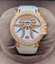 Thumbnail von Harry Winston Ocean Lady Biretrograde 36mm 400/uabi36R WITH BOX TOP CONDITION Rosegold 18KT. FACTORY Diamonds Set