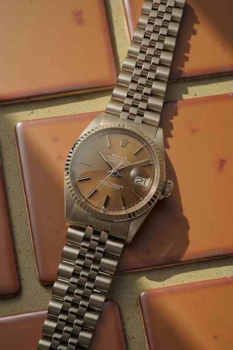  Rolex Datejust 36 Date just 16014 Taupe Dial 