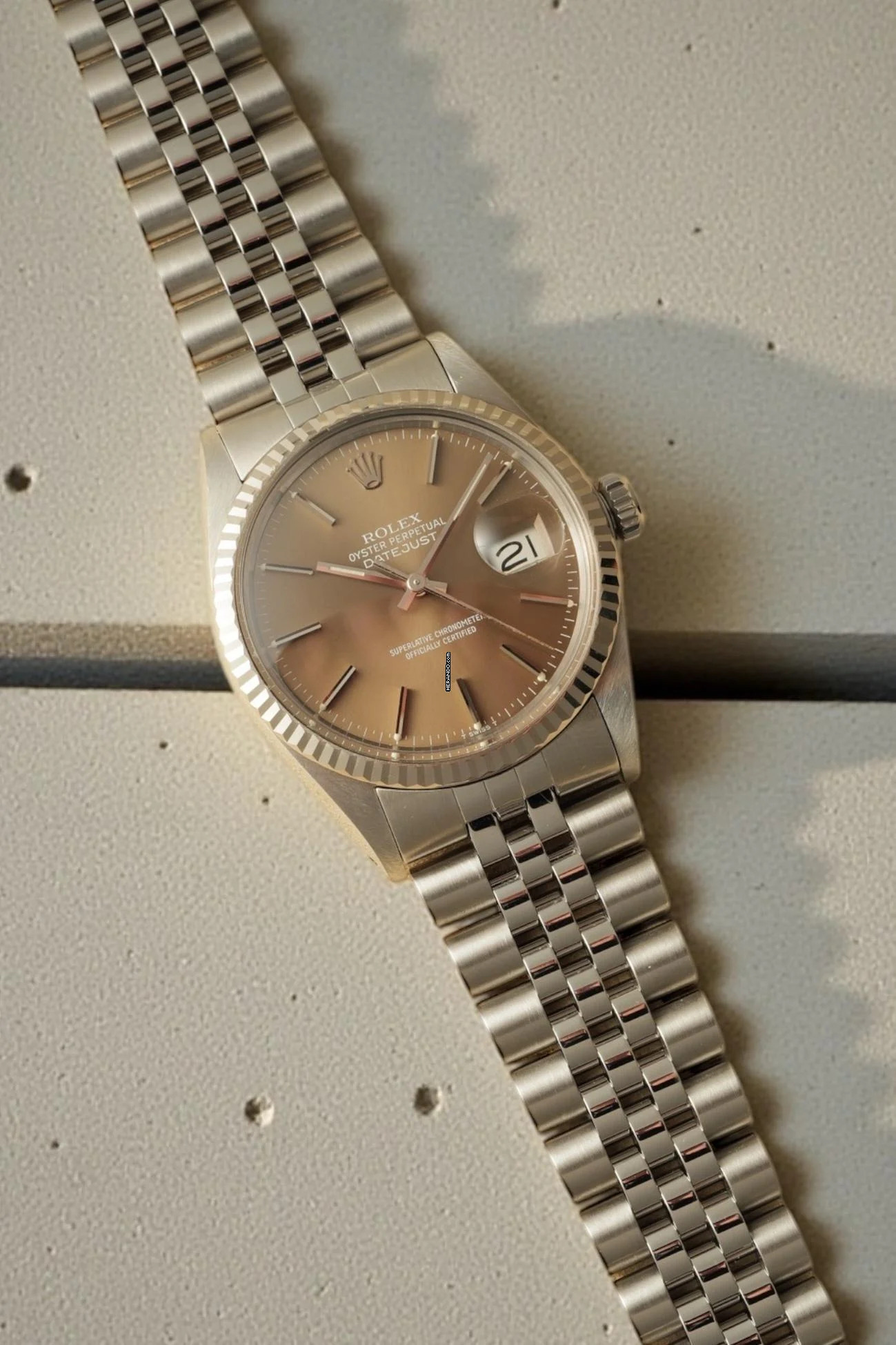 Thumbnail von Rolex Datejust 36 Date just 16014 Taupe Dial