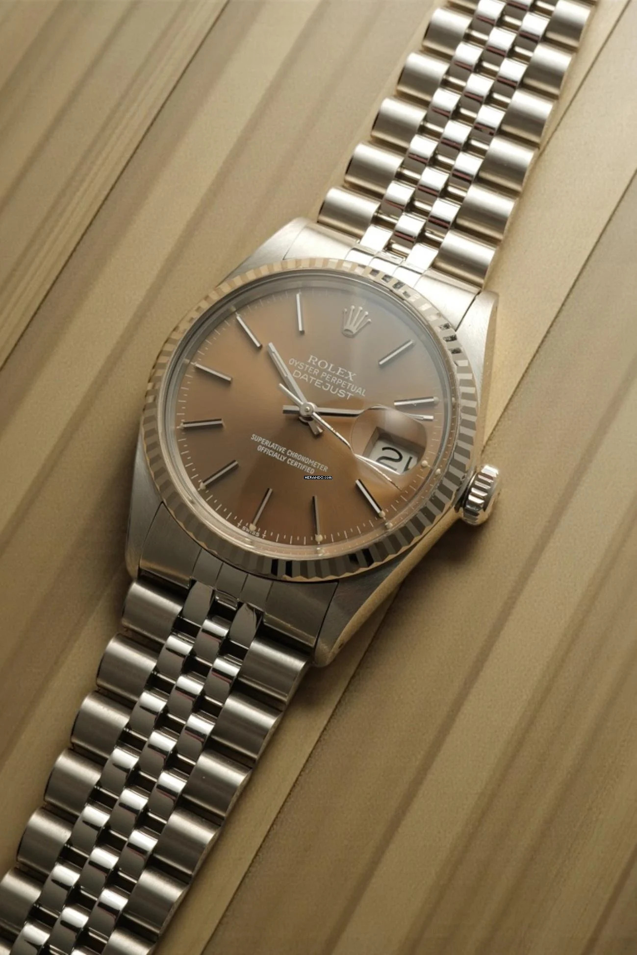 Thumbnail von Rolex Datejust 36 Date just 16014 Taupe Dial