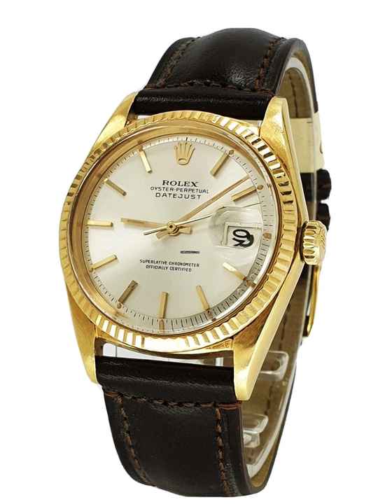  Rolex Datejust 36 18k Rare Serpico y Laino 