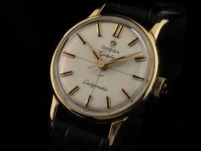 Thumbnail von Omega Genève Ladymatic Ref.2978SC3 1958 Box sehr gut Vintage Geneve Ladymatic Automatik 18kt Gelbgold