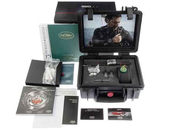  Oris Aquis Depth Gauge Ref.01 733 7675 4154-Set MB 2013 Full Set wie Neu Vintage Aquis Depth Gauge 