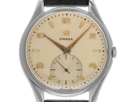  Omega Classic Jumbo Ref.2505-26 1947 original Box sehr gut Vintage Classic Jumbo 