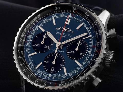  Breitling Navitimer 1 B01 Chronograph Ref.AB0139241C1P1 2026 Full Set Ungetragen Navitimer B01 Chronograph Krokoleder Faltschließe 
