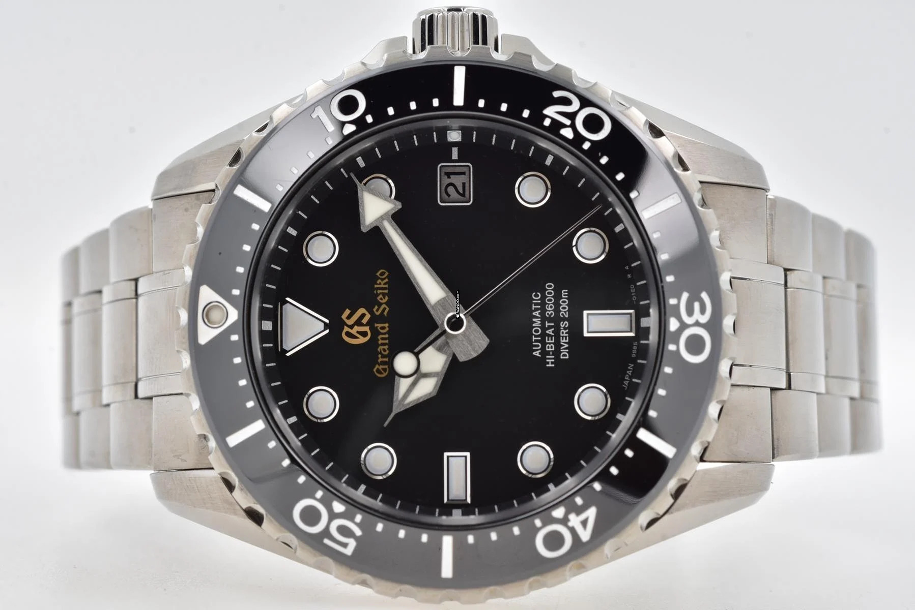  Seiko GS Grand Seiko Divers 200m Sport Collection SBGH291G Titanium 