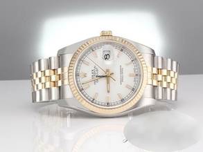 Thumbnail von Rolex Datejust 36 36mm 116233 2010 Edelstahl Gelbgold 750 Automatik Stahl Stainless Steel 18kt Yellow Gold Jubilé-band Chronometer Oyster White Dial