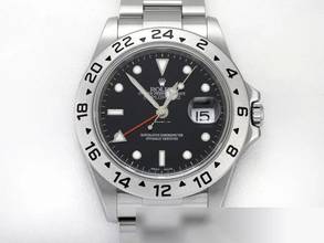 Thumbnail von Rolex Explorer II 16570 T Stahl Automatik 2004 Zweite Zeitzone 2 Edelstahl Stainless Steel Oyster-band Chronometer Black Dial
