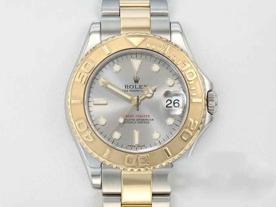  Rolex Yacht-Master Medium 35mm 168623 2003 Stahl Gelbgold 750 Automatik Stainless Steel 18kt Yellow Gold Lady Oyster-band Chronometer 