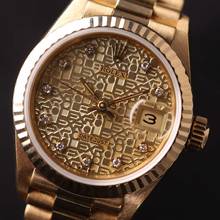 Thumbnail von Rolex Datejust 31 Yellow Gold Logo Diamond Dial