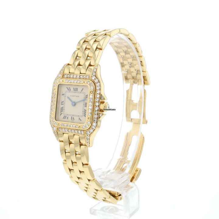  Cartier Panthère PM Yellow Gold Factory Diamonds 