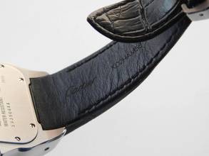 Thumbnail von Cartier Santos 100 XL 38 x 51 mm Tresoruhr mit original Krokoband und Faltschließe Wie Neu ! mit original Cartier Krokoband und Faltschließe