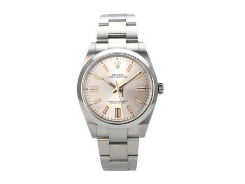  Rolex Oyster Perpetual 41 Ref. 124300 Zifferblatt Silber 