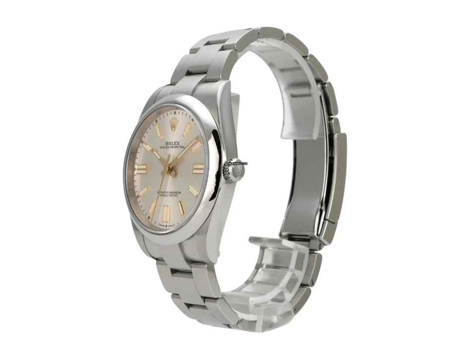 Rolex Oyster Perpetual 41 Ref. 124300 Zifferblatt Silber 