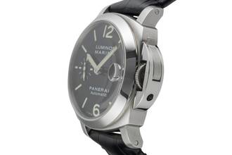Thumbnail von Panerai Luminor Marina Automatic Edelstahl Herrenuhr Ref. PAM00048 B&P 2010