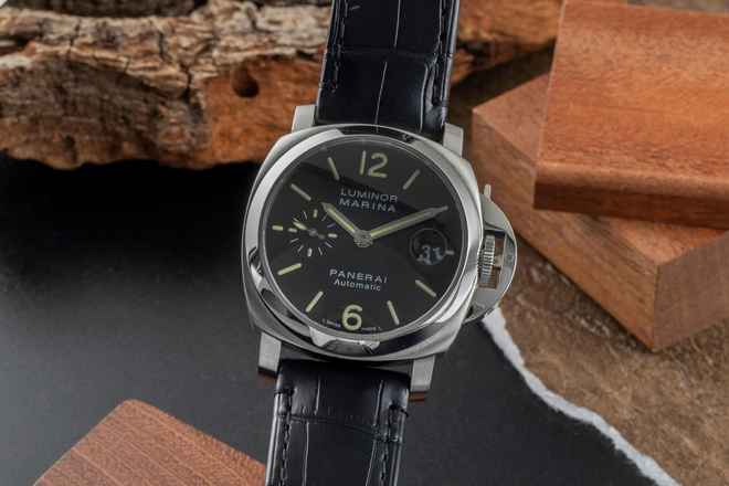  Panerai Luminor Marina Automatic Edelstahl Herrenuhr Ref. PAM00048 B&P 2010 