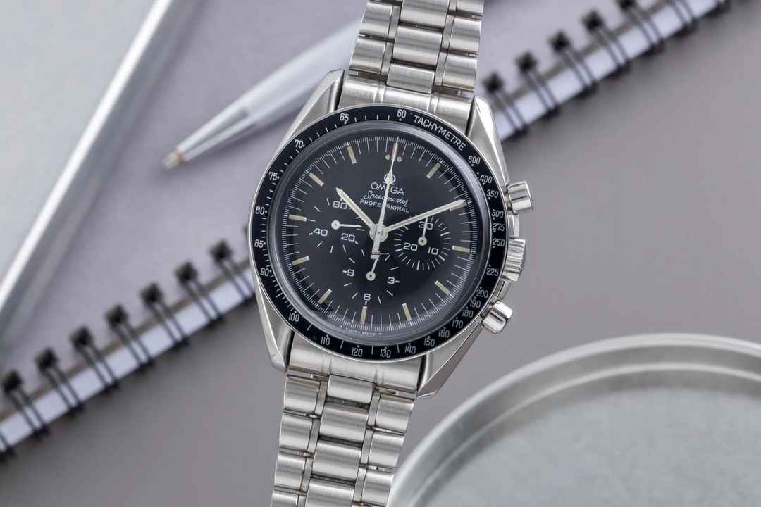  Omega Speedmaster Professional Moonwatch Chronograph Stahl Handaufzug Ref. 3590.50.00 B&P 