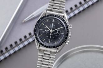 Thumbnail von Omega Speedmaster Professional Moonwatch Chronograph Stahl Handaufzug Ref. 3590.50.00 B&P