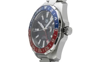 Thumbnail von TAG Heuer Aquaracer 300M GMT Automatik Stahl Ref. WAY201F.BA0927 B&P 2021