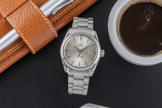  Omega Seamaster Aqua Terra Quarz 36MM 150M Stahl Herrenuhr Ref. 2518.30.00 