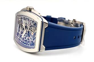 Thumbnail von Bianchet B 1.618 Flying Tourbillon UltraFino - Skeleton Titanium Blue - With Box And Papers - UFFTSKTNBL 2025