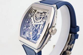 Thumbnail von Bianchet B 1.618 Flying Tourbillon UltraFino - Skeleton Titanium Blue - With Box And Papers - UFFTSKTNBL 2025