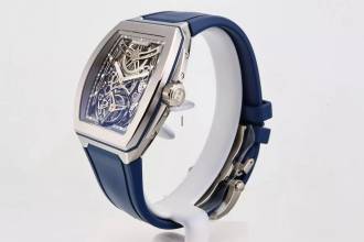 Thumbnail von Bianchet B 1.618 Flying Tourbillon UltraFino - Skeleton Titanium Blue - With Box And Papers - UFFTSKTNBL 2025