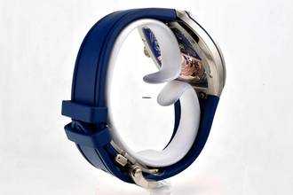 Thumbnail von Bianchet B 1.618 Flying Tourbillon UltraFino - Skeleton Titanium Blue - With Box And Papers - UFFTSKTNBL 2025