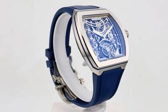 Thumbnail von Bianchet B 1.618 Flying Tourbillon UltraFino - Skeleton Titanium Blue - With Box And Papers - UFFTSKTNBL 2025