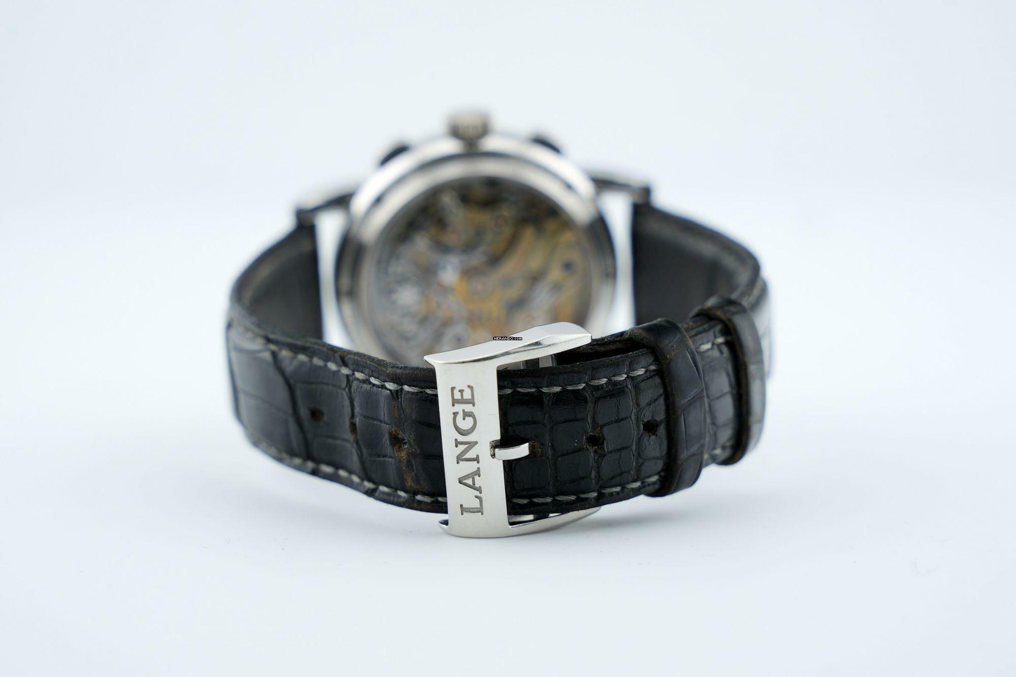 Thumbnail von A. Lange & Söhne Datograph Platinum - Box + Papers - 39MM - 403.035