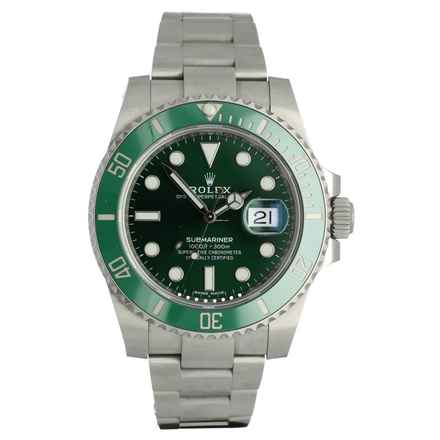  Rolex Submariner Date Ref.116610LV Hulk Full Set 2019 Unpolished 