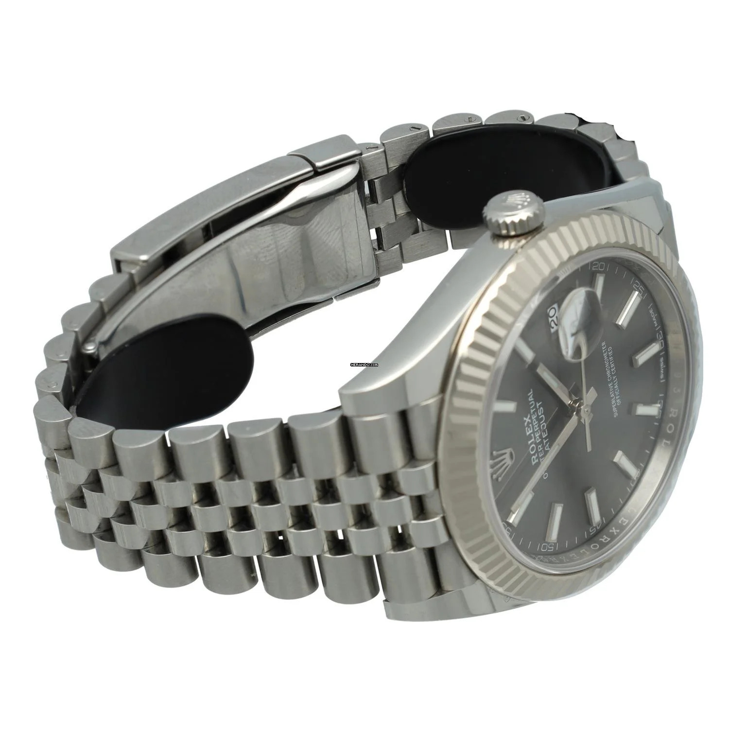 Thumbnail von Rolex Datejust 41 Rhodium dial Ref. 126334 Full set 2017