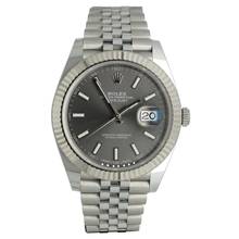 Thumbnail von Rolex Datejust 41 Rhodium dial Ref. 126334 Full set 2017