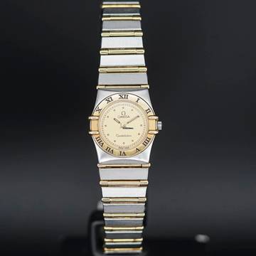  Omega Constellation Stahl/Gold Fullset 1990 