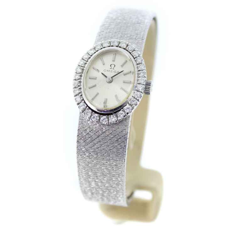  Omega Classic Vintage White Gold 18 karaat Briljant 